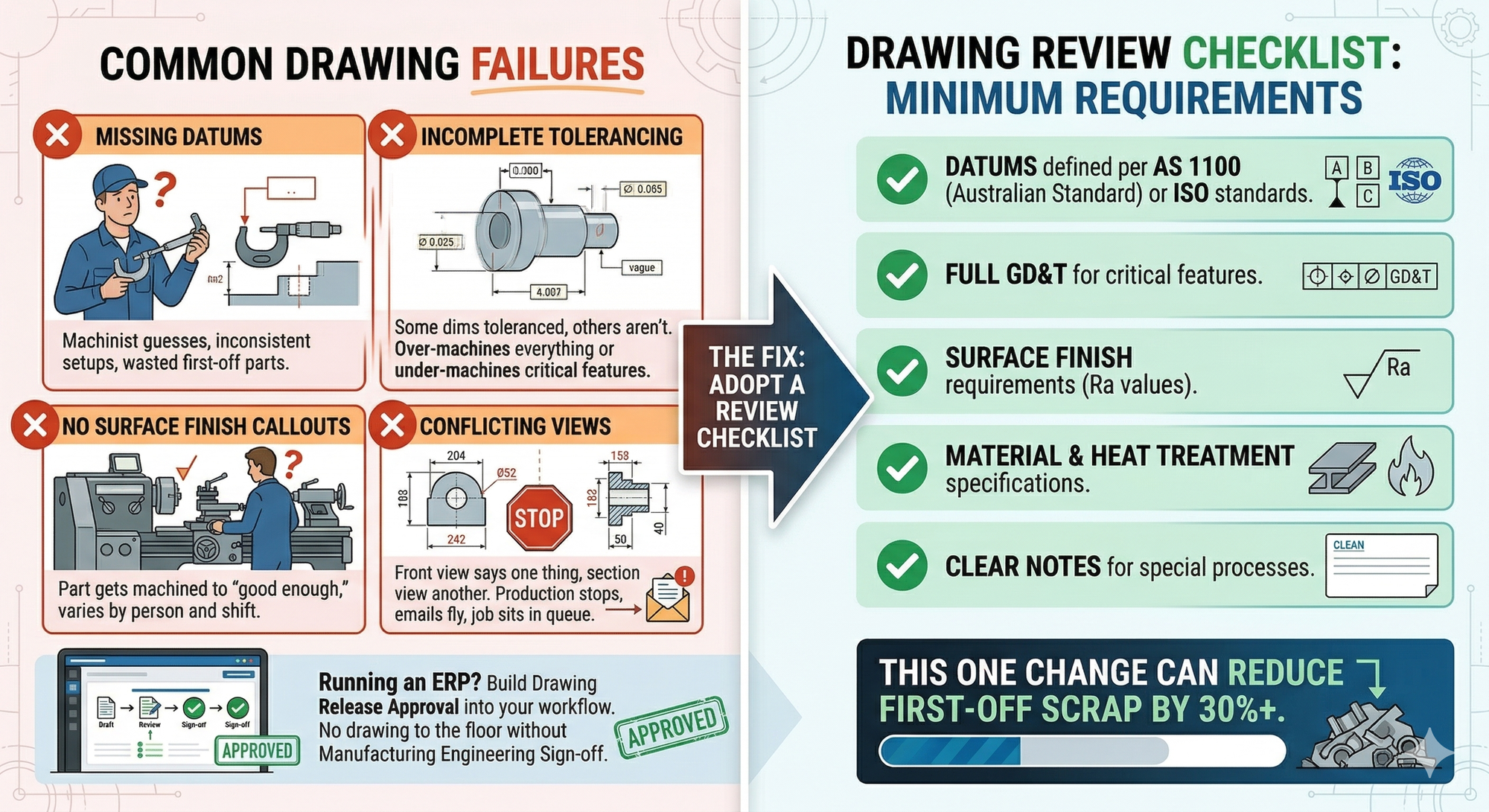 Engineering Drawing Checklist — key elements for a production-ready drawing