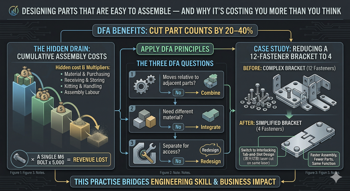 Designing Parts That Are Easy to Assemble — And Why It's Costing You More Than You Think