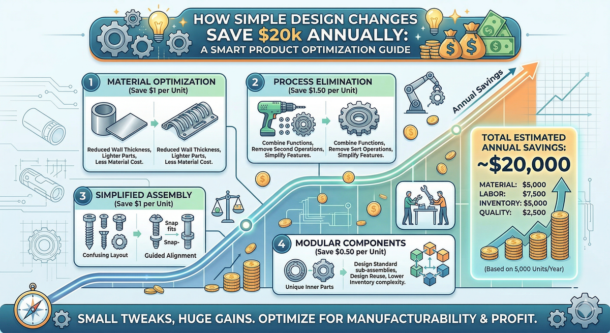 How Simple Design Changes Save $20k Annually