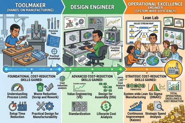 From Toolmaker to Operational Excellence Engineer — My Journey (And Why It Saves You Money)