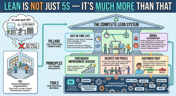 Lean Is Not 5S — It's Much More Than That